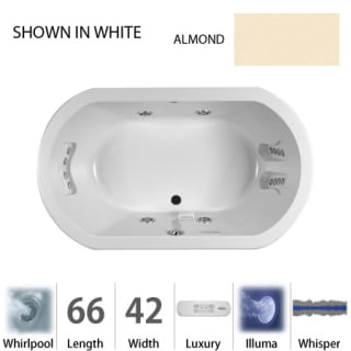 A thumbnail of the Jacuzzi DUE6642 WCR 4IW Almond