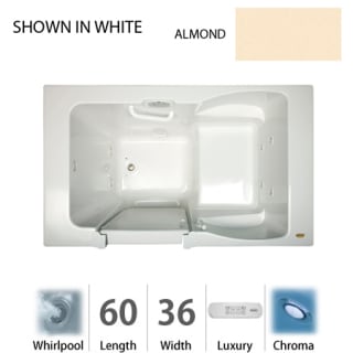 A thumbnail of the Jacuzzi F4N6036 WRL 4CH Almond