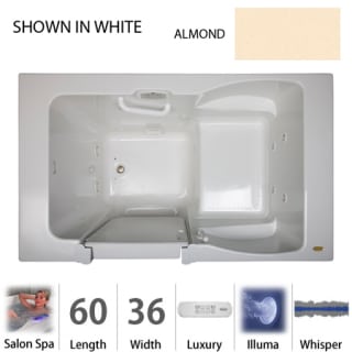 A thumbnail of the Jacuzzi F7N6036 CRL 4IW Almond