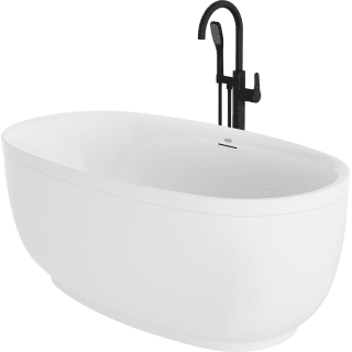 Jacuzzi Csm5932bcxxxxg White Matte Black Cosi 59 Free Standing