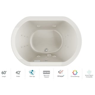 A thumbnail of the Jacuzzi DUE6042CCR4CP Oyster / Chrome Trim