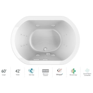 A thumbnail of the Jacuzzi DUE6042CCR4IP White / Chrome Trim