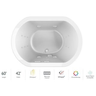 A thumbnail of the Jacuzzi DUE6042WCR4CP White / White Trim