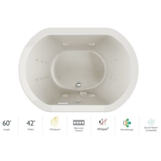 A thumbnail of the Jacuzzi DUE6042WCR4IP Oyster / Chrome Trim