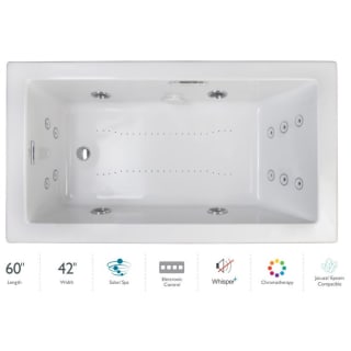 A thumbnail of the Jacuzzi ELA6042CLR4CP White / White Trim