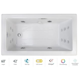 A thumbnail of the Jacuzzi ELA6042CLR5CP White / White Trim