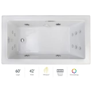 A thumbnail of the Jacuzzi ELA6042WLR4CH White / Chrome Trim