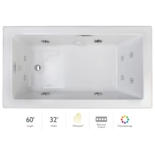 A thumbnail of the Jacuzzi ELL6032WLR4CH White / Chrome Trim