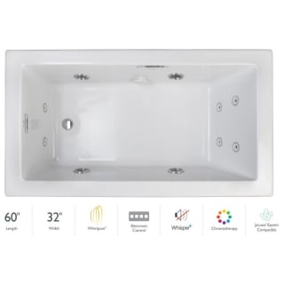 A thumbnail of the Jacuzzi ELL6032WLR4CP White / White Trim