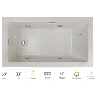 A thumbnail of the Jacuzzi ELL6032WLR4CP Oyster / Chrome Trim