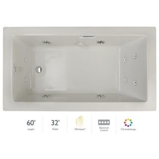 A thumbnail of the Jacuzzi ELL6032WRL4CH Oyster / Chrome Trim