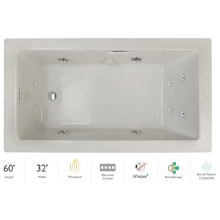 A thumbnail of the Jacuzzi ELL6032WRL4IP Oyster / Chrome Trim