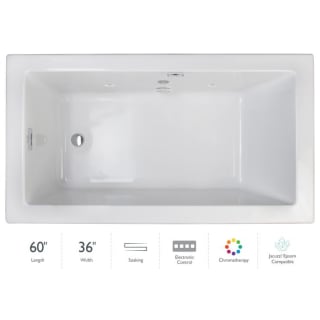 A thumbnail of the Jacuzzi ELL6036BLR2HC White