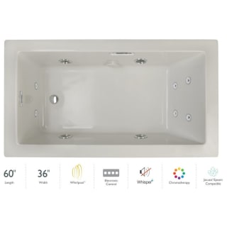 A thumbnail of the Jacuzzi ELL6036WLR4CP Oyster / Chrome Trim
