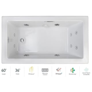 A thumbnail of the Jacuzzi ELL6036WLR4IP White / White Trim