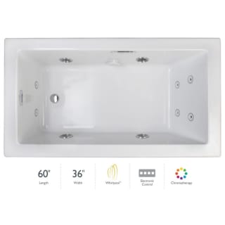 A thumbnail of the Jacuzzi ELL6036WRL4CH White / White Trim