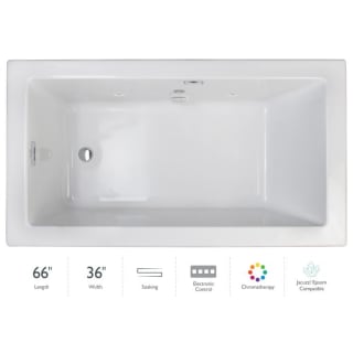 A thumbnail of the Jacuzzi ELL6636BRL2HC White