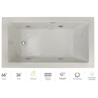 A thumbnail of the Jacuzzi ELL6636WLR4CP Oyster / Chrome Trim