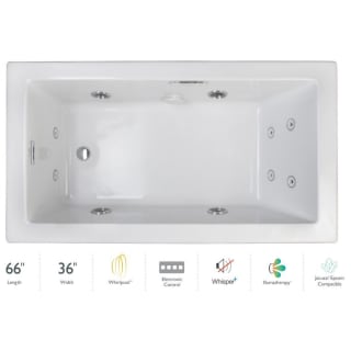 A thumbnail of the Jacuzzi ELL6636WLR4IP White / White Trim