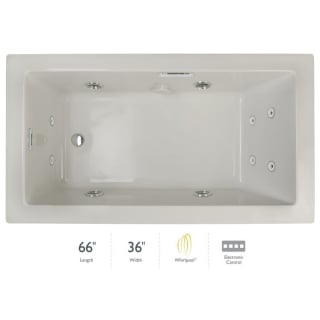 A thumbnail of the Jacuzzi ELL6636WRL2HX Oyster / Chrome Trim