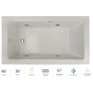 A thumbnail of the Jacuzzi ELL6636WRL4IP Oyster / Chrome Trim