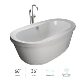 A thumbnail of the Jacuzzi INB6636BCR1HSW White / Chrome Tub Filler