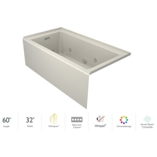 A thumbnail of the Jacuzzi LNS6030WRL2CP Oyster / Chrome Trim