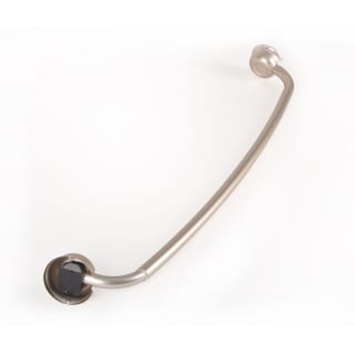 Kingston Brass Decorative 60 in. to 72 in. Tension Shower Rod with Hooks in  Satin Nickel