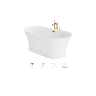 A thumbnail of the Jacuzzi SNZ5931BCXXXX White / Brushed Bronze