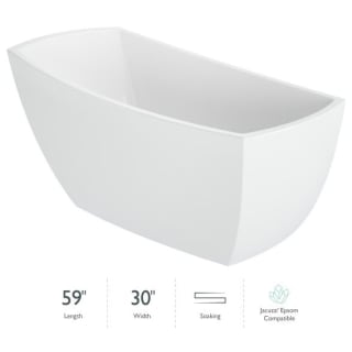 A thumbnail of the Jacuzzi STF5931 BUX XXX White / White Trim