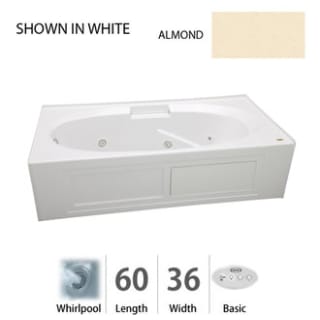 A thumbnail of the Jacuzzi NVS6036 WLR 2CH Almond