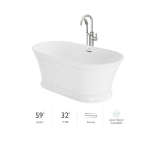 A thumbnail of the Jacuzzi LD5931BCXXXX White / White Trim / Brushed Nickel Filler
