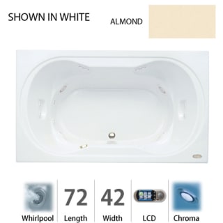 A thumbnail of the Jacuzzi REA7242 WCR 5CH Almond