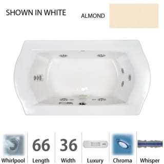 A thumbnail of the Jacuzzi SAL6636 WCR 4CW Almond
