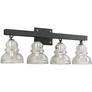 James Allan TLBF79746DB Deep Bronze Palm 4 Light Bathroom Vanity
