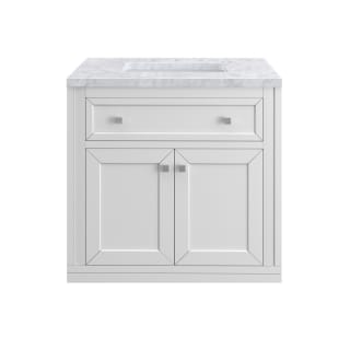 A thumbnail of the James Martin Vanities 305-V30-3CAR-HW Glossy White / Brushed Nickel