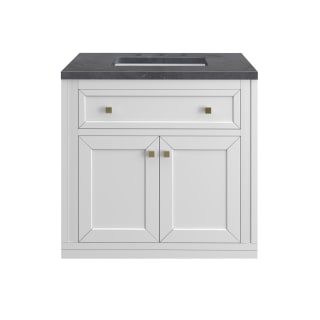 A thumbnail of the James Martin Vanities 305-V30-3CSP-HW Glossy White / Champagne Brass