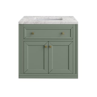 A thumbnail of the James Martin Vanities 305-V30-3EJP-HW Smokey Celadon / Champagne Brass