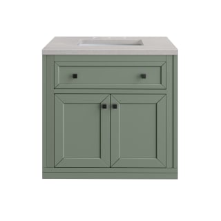 A thumbnail of the James Martin Vanities 305-V30-3ESR-HW Smokey Celadon / Matte Black