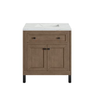 A thumbnail of the James Martin Vanities 305-V30-3ENC-HW White Washed Walnut / Matte Black