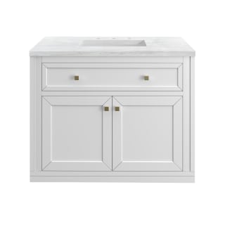 A thumbnail of the James Martin Vanities 305-V36-3AF-HW Glossy White / Champagne Brass