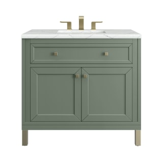 A thumbnail of the James Martin Vanities 305-V36-3ENC Smokey Celadon