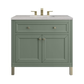 A thumbnail of the James Martin Vanities 305-V36-3ESR Smokey Celadon