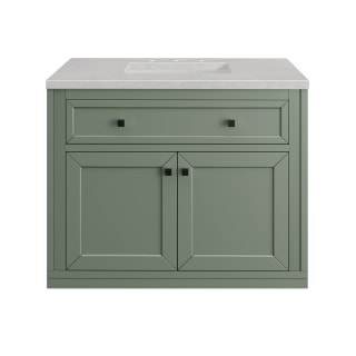 A thumbnail of the James Martin Vanities 305-V36-3ESR-HW Smokey Celadon / Matte Black