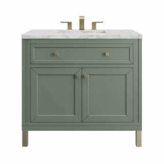 A thumbnail of the James Martin Vanities 305-V36-3VSL Smokey Celadon