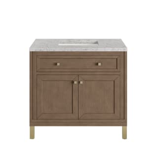 A thumbnail of the James Martin Vanities 305-V36-3EJP-HW White Washed Walnut / Champagne Brass