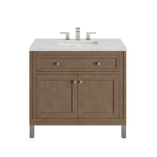 A thumbnail of the James Martin Vanities 305-V36-3ENC-HW White Washed Walnut / Brushed Nickel