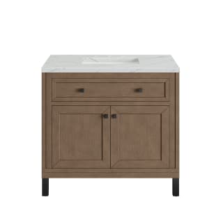 A thumbnail of the James Martin Vanities 305-V36-3ENC-HW White Washed Walnut / Matte Black