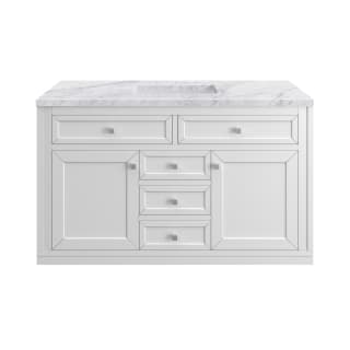 A thumbnail of the James Martin Vanities 305-V48-3CAR-HW Glossy White / Brushed Nickel