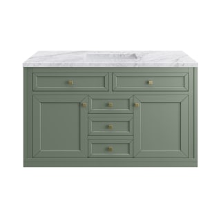 A thumbnail of the James Martin Vanities 305-V48-3CAR-HW Smokey Celadon / Champagne Brass